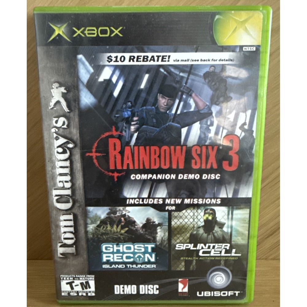 Tom Clancys Rainbow Six 3 Companion Demo Disc Xbox 2003